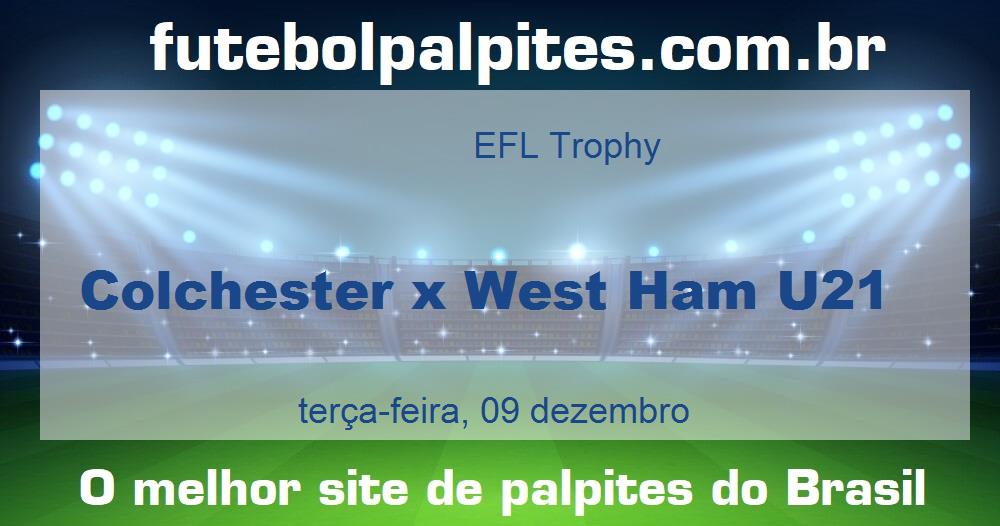 Colchester x West Ham U21 Colchester x West Ham U21