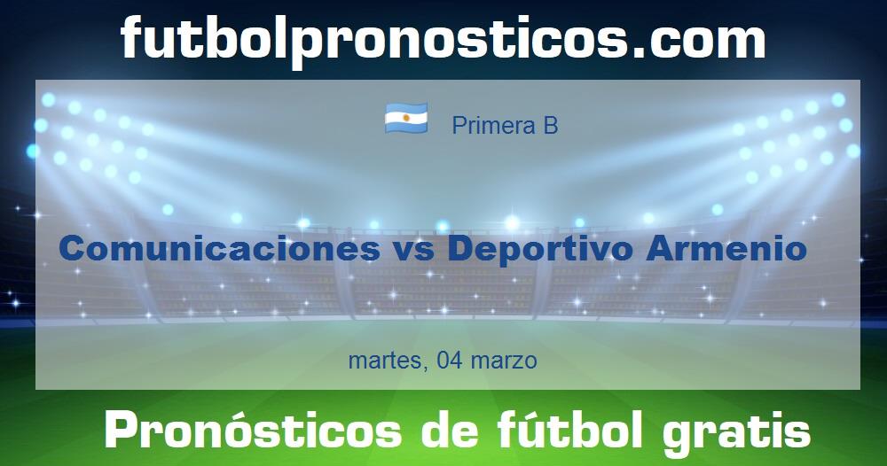 Comunicaciones vs Deportivo Armenio