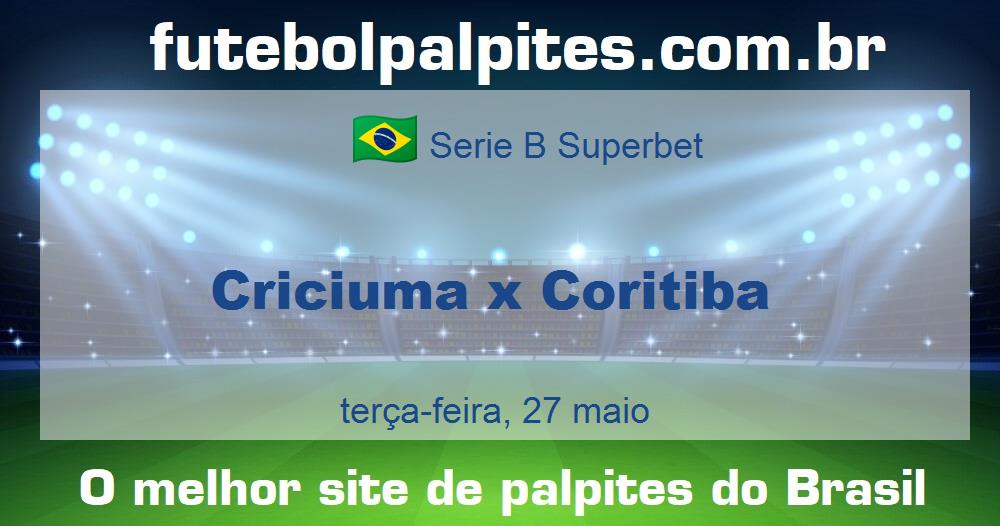 Criciuma x Coritiba Criciuma x Coritiba