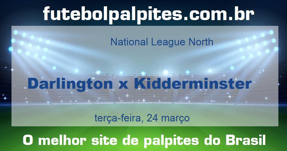 Darlington x Kidderminster