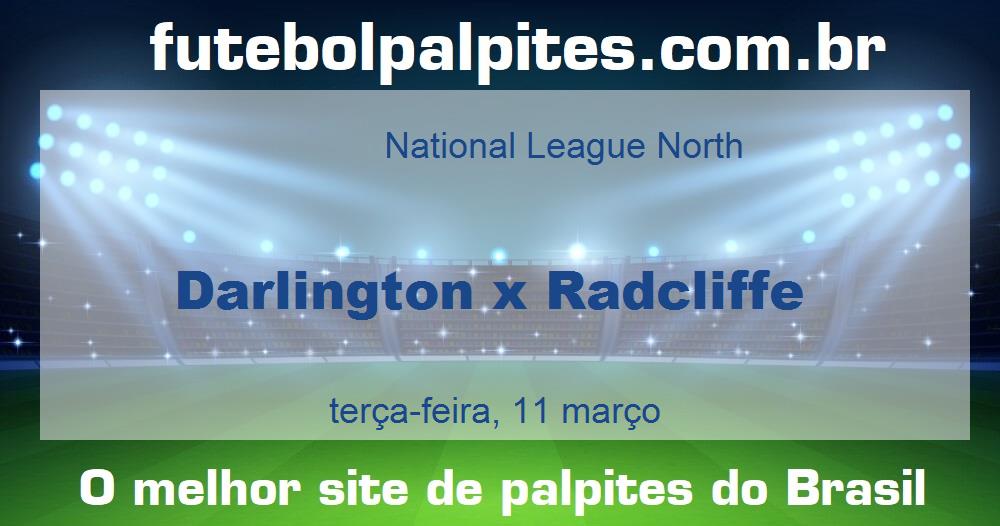 Darlington x Radcliffe