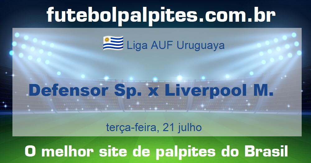 Defensor Sp. x Liverpool M. Defensor Sp. x Liverpool M.