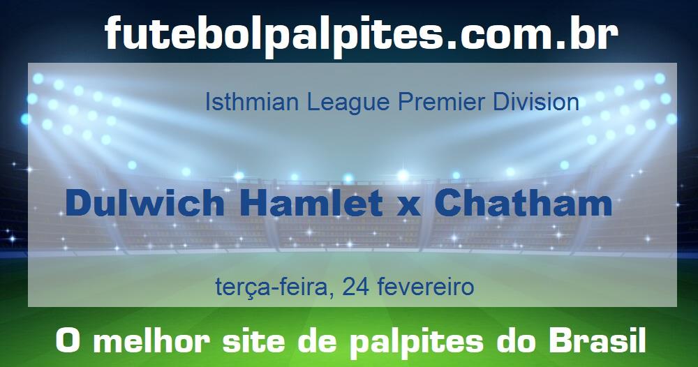 Dulwich Hamlet x Chatham