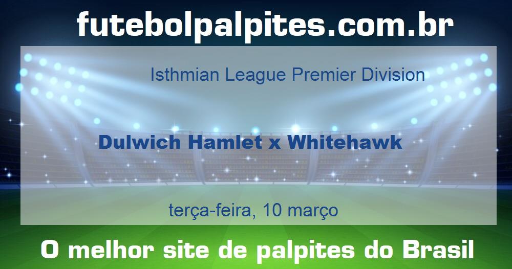 Dulwich Hamlet x Whitehawk Dulwich Hamlet x Whitehawk