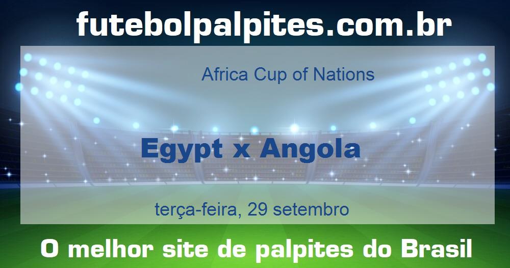 Egypt x Angola Egypt x Angola
