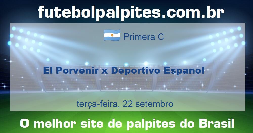 El Porvenir x Deportivo Espanol