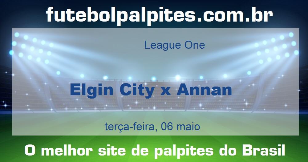 Elgin City x Annan Elgin City x Annan