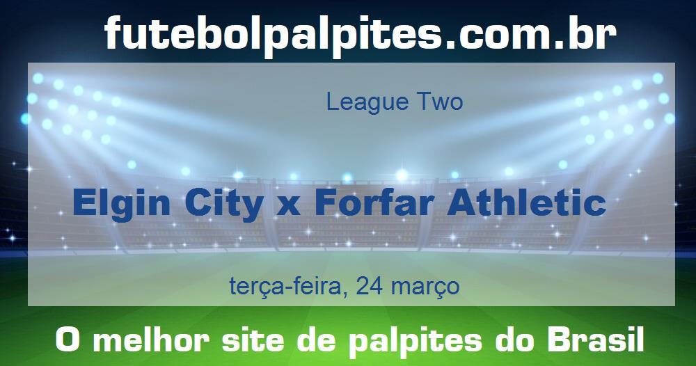 Elgin City x Forfar Athletic