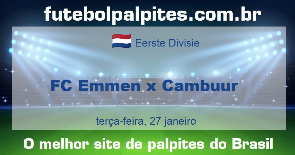 FC Emmen x Cambuur