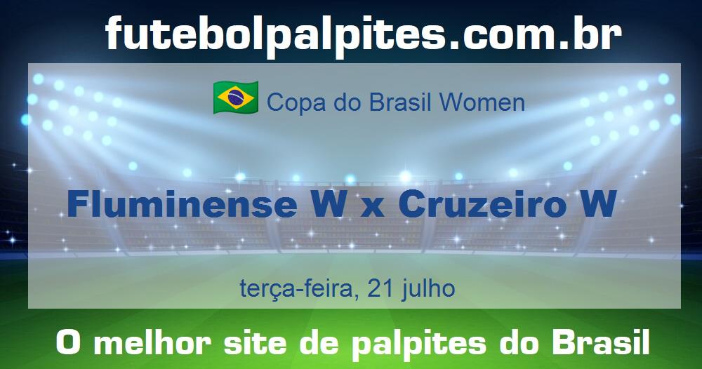 Fluminense W x Cruzeiro W Fluminense W x Cruzeiro W