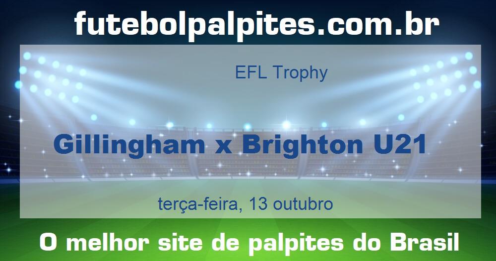 Gillingham x Brighton U21 Gillingham x Brighton U21