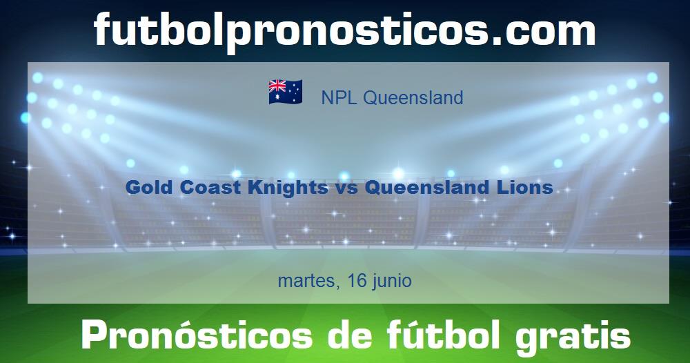 Gold Coast Knights vs Queensland Lions Gold Coast Knights vs Queensland Lions