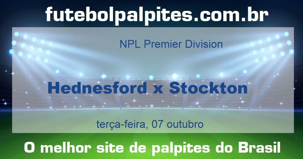 Hednesford x Stockton