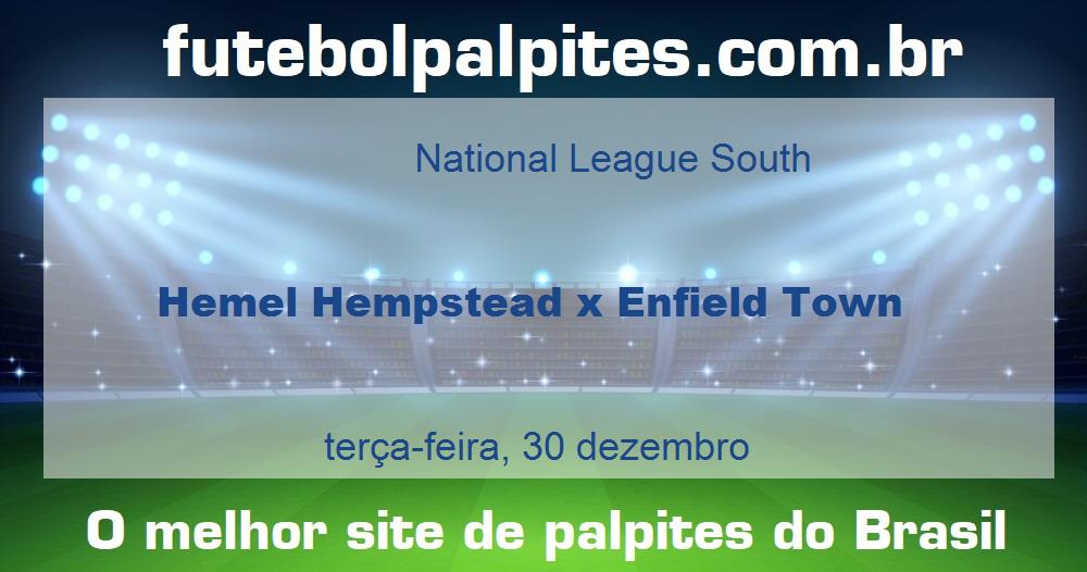 Hemel Hempstead x Enfield Town Hemel Hempstead x Enfield Town