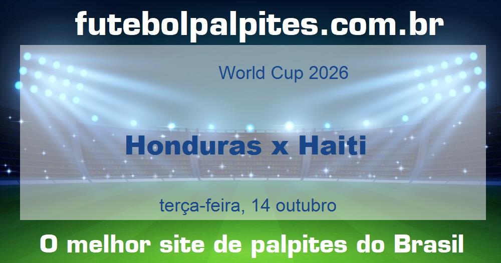 Honduras x Haiti