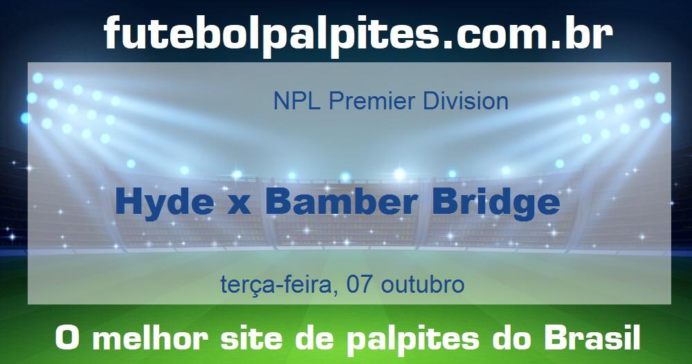 Hyde x Bamber Bridge