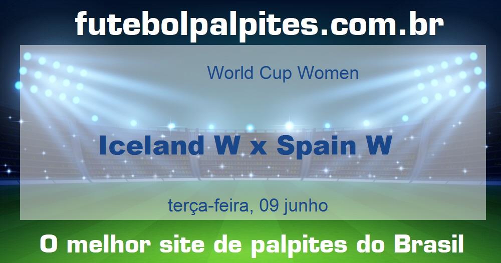 Iceland W x Spain W Iceland W x Spain W