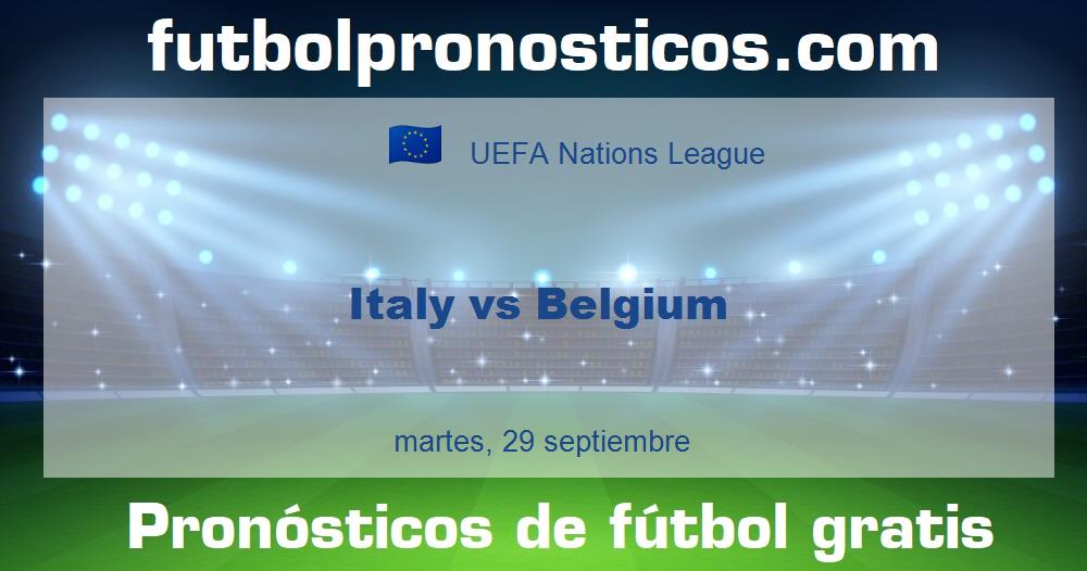 Italy vs Belgium Italy vs Belgium