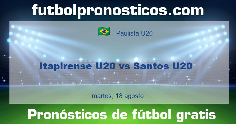Itapirense U20 vs Santos U20