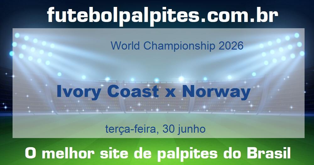 Ivory Coast x Norway