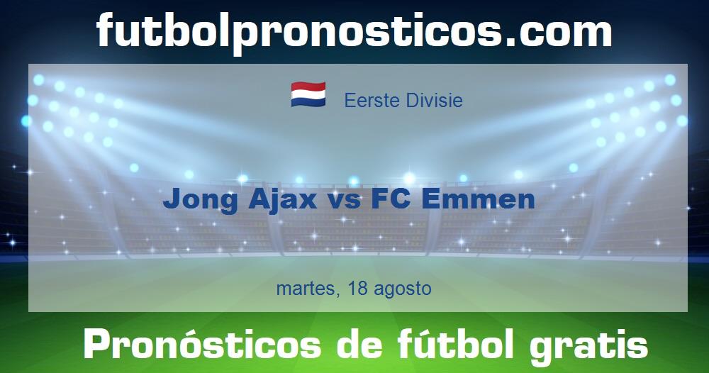 Jong Ajax vs FC Emmen Jong Ajax vs FC Emmen
