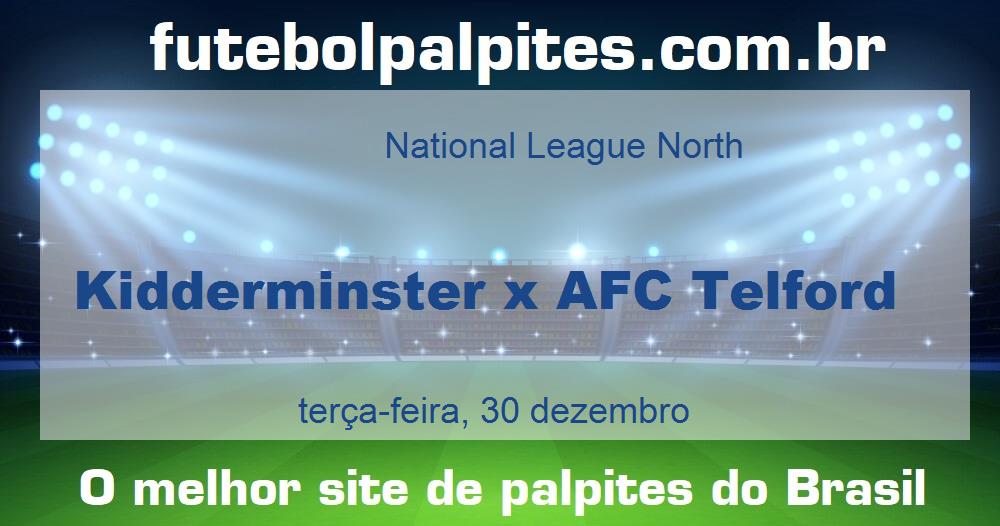 Kidderminster x AFC Telford