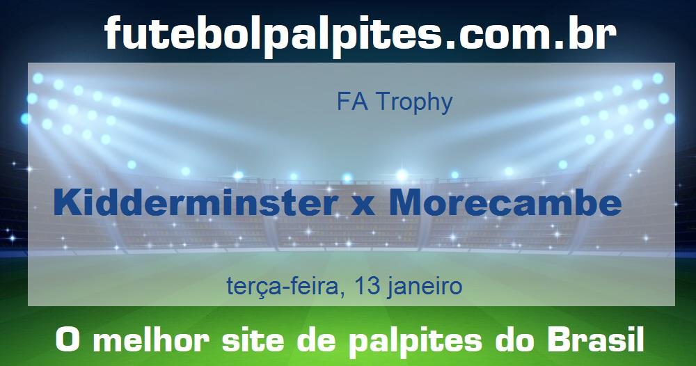 Kidderminster x Morecambe