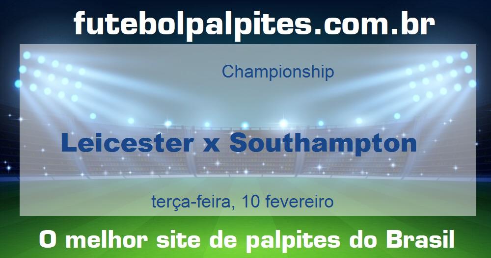 Leicester x Southampton