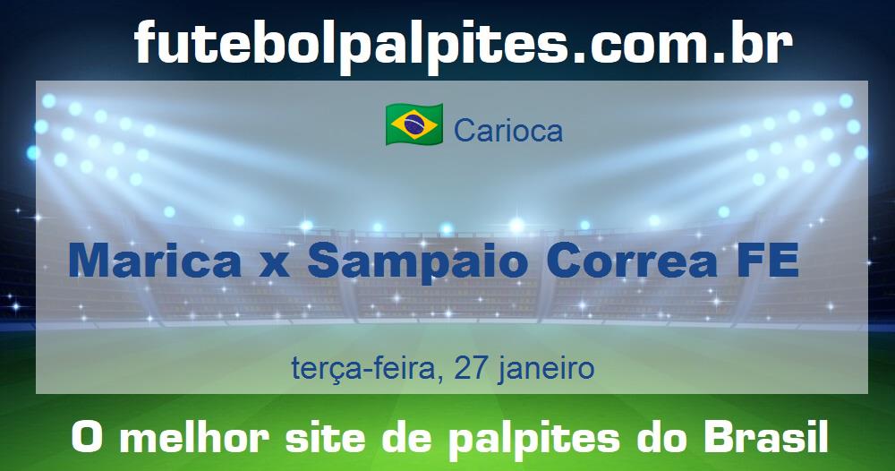 Marica x Sampaio Correa FE Marica x Sampaio Correa FE