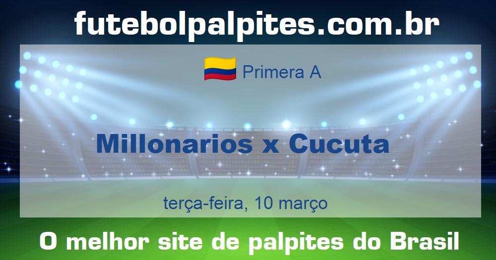 Millonarios x Cucuta