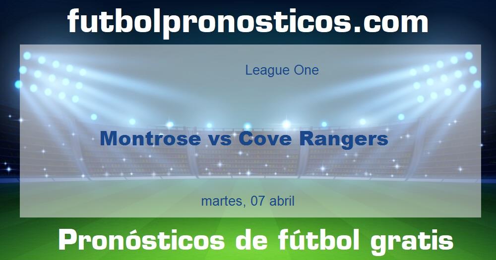 Montrose vs Cove Rangers
