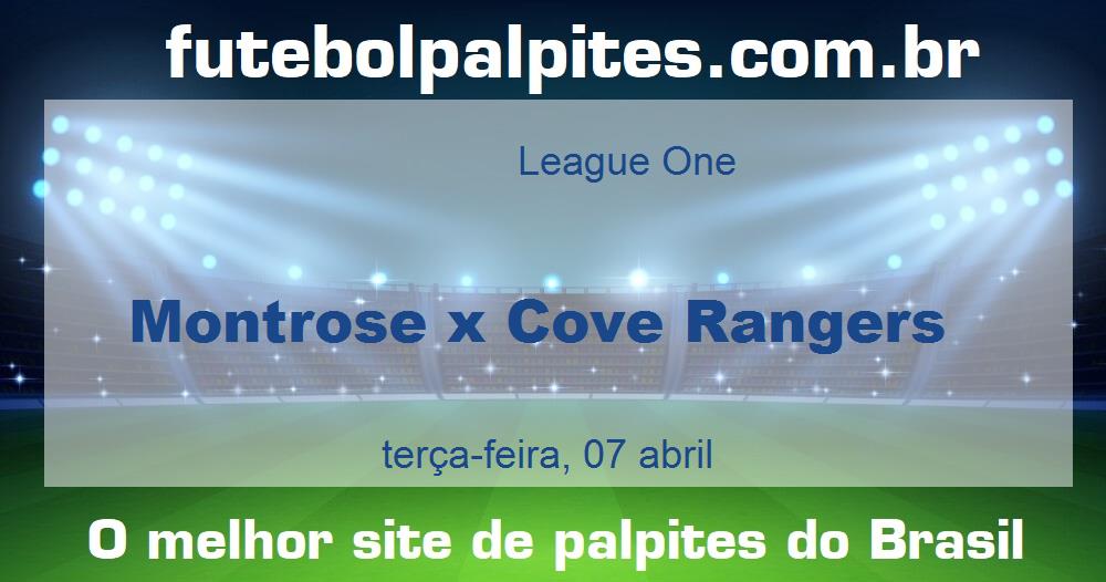 Montrose x Cove Rangers