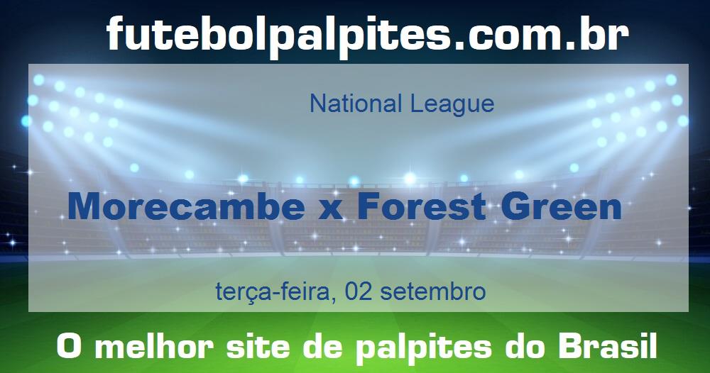Morecambe x Forest Green Morecambe x Forest Green