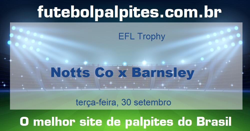 Notts Co x Barnsley Notts Co x Barnsley
