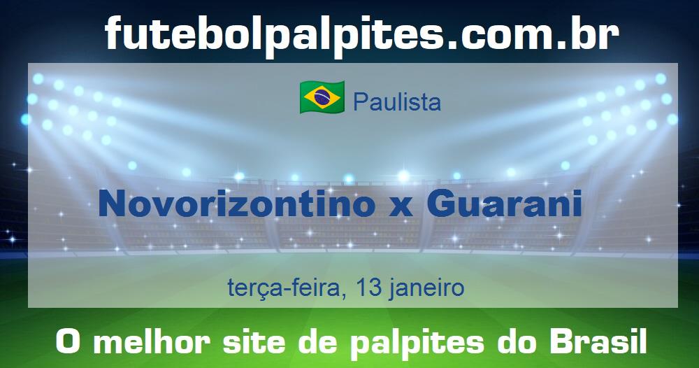 Novorizontino x Guarani Novorizontino x Guarani