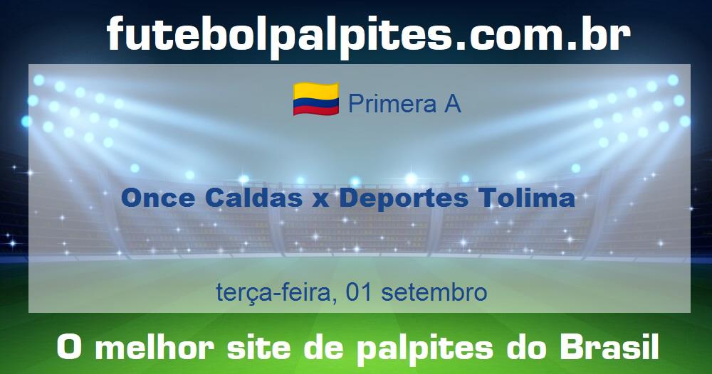 Once Caldas x Deportes Tolima