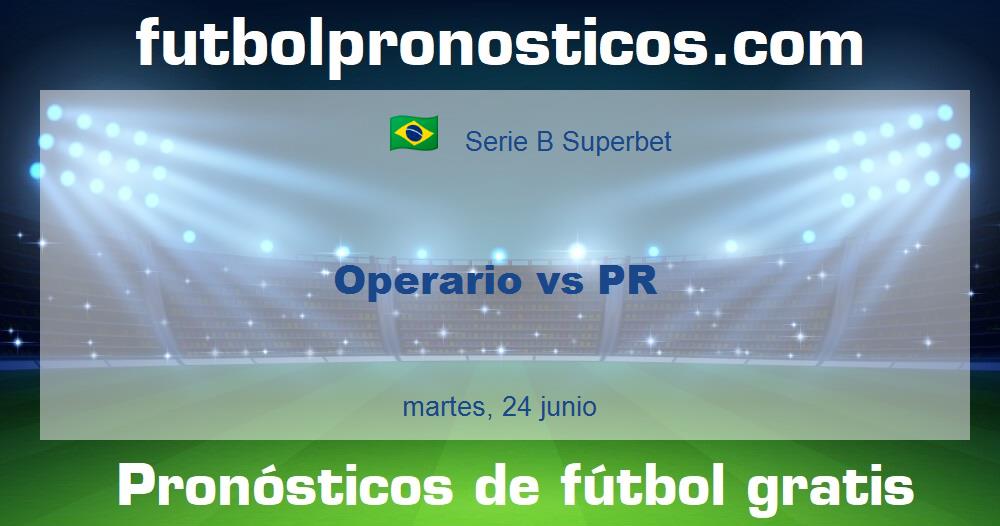 Operario vs PR Operario vs PR