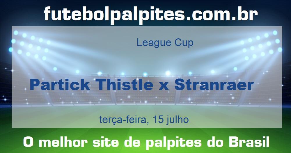 Partick Thistle x Stranraer Partick Thistle x Stranraer