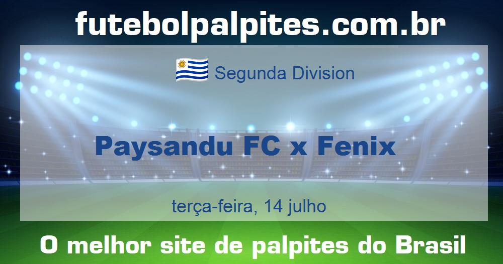 Paysandu FC x Fenix