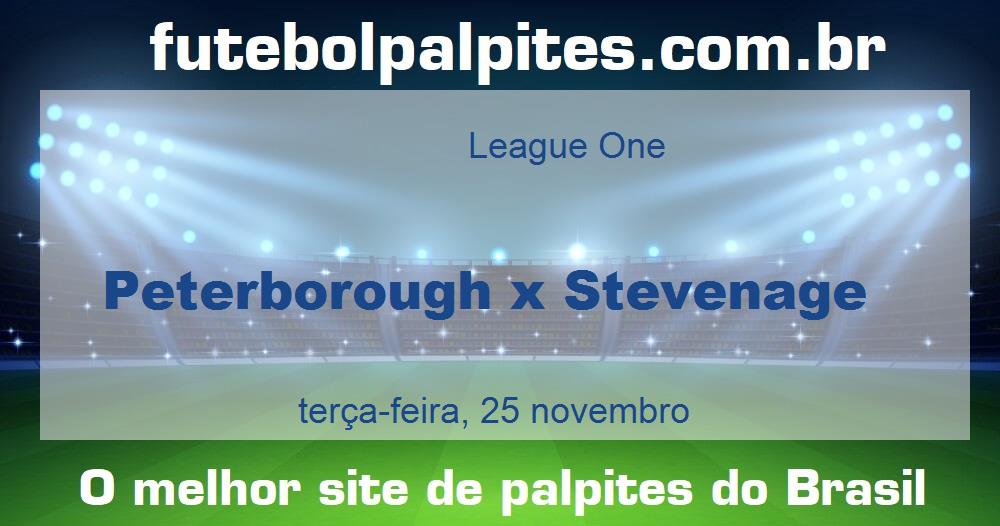 Peterborough x Stevenage