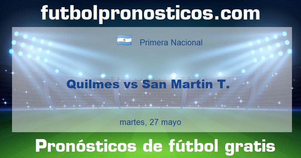 Quilmes vs San Martin T. Quilmes vs San Martin T.