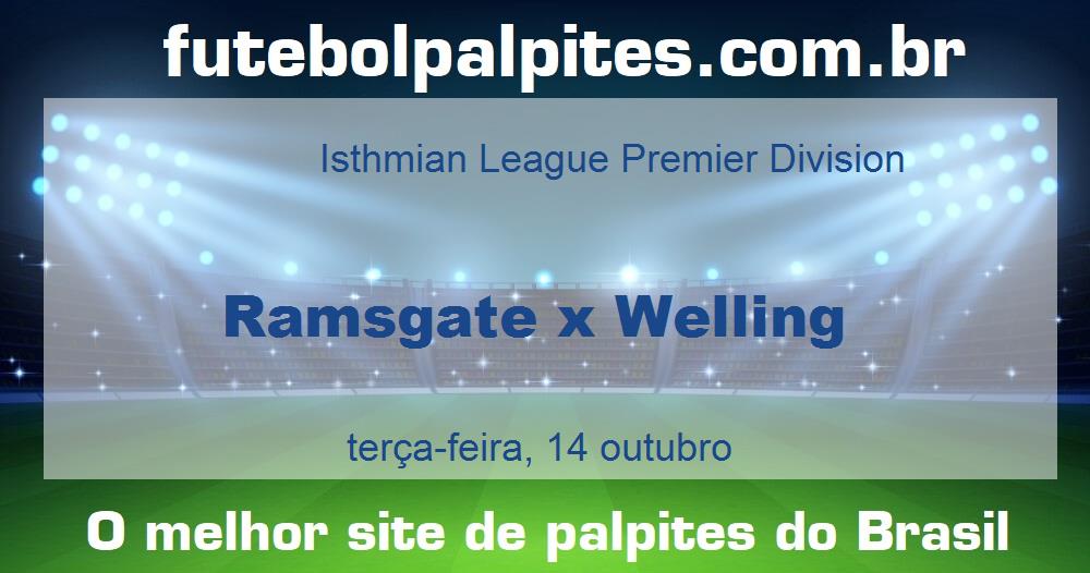 Ramsgate x Welling