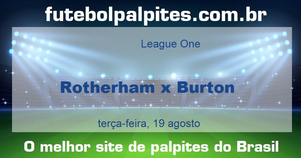 Rotherham x Burton