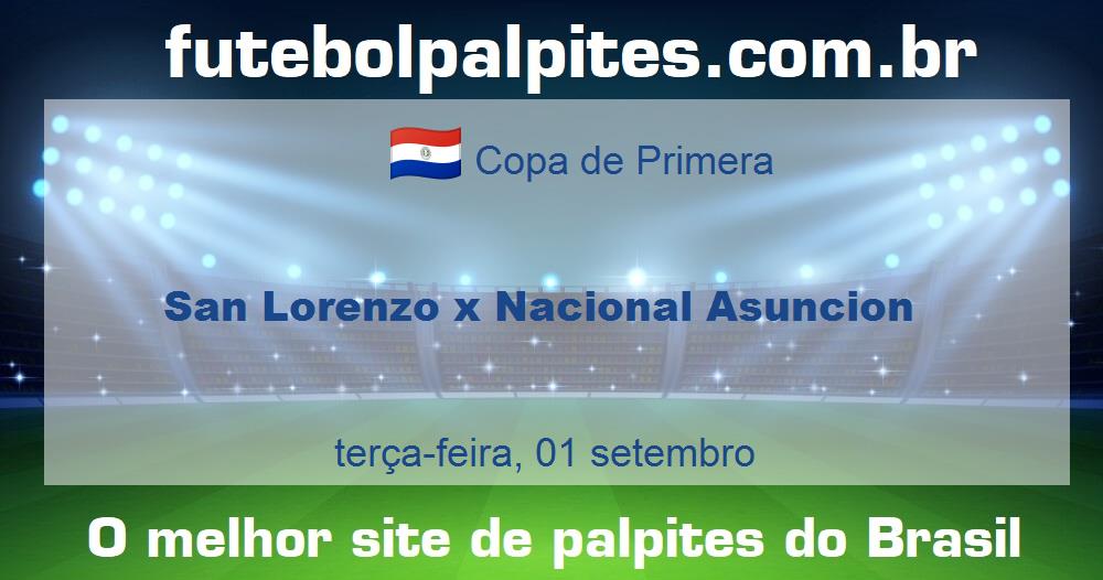 San Lorenzo x Nacional Asuncion San Lorenzo x Nacional Asuncion