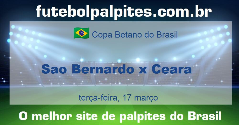 Sao Bernardo x Ceara