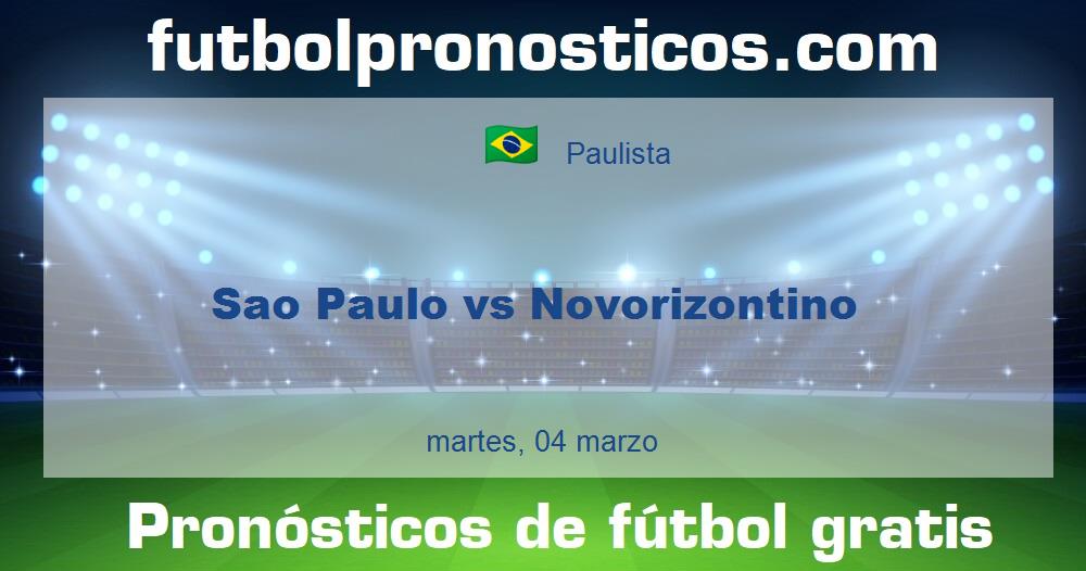 Sao Paulo vs Novorizontino