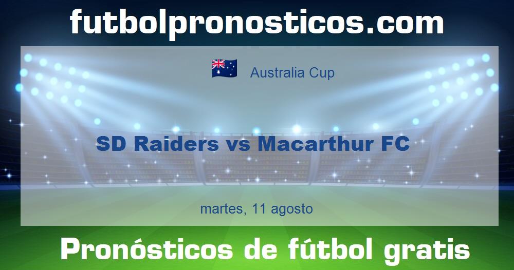 SD Raiders vs Macarthur FC