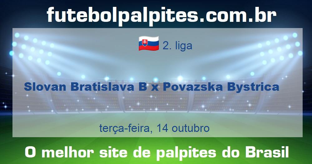 Slovan Bratislava B x Povazska Bystrica