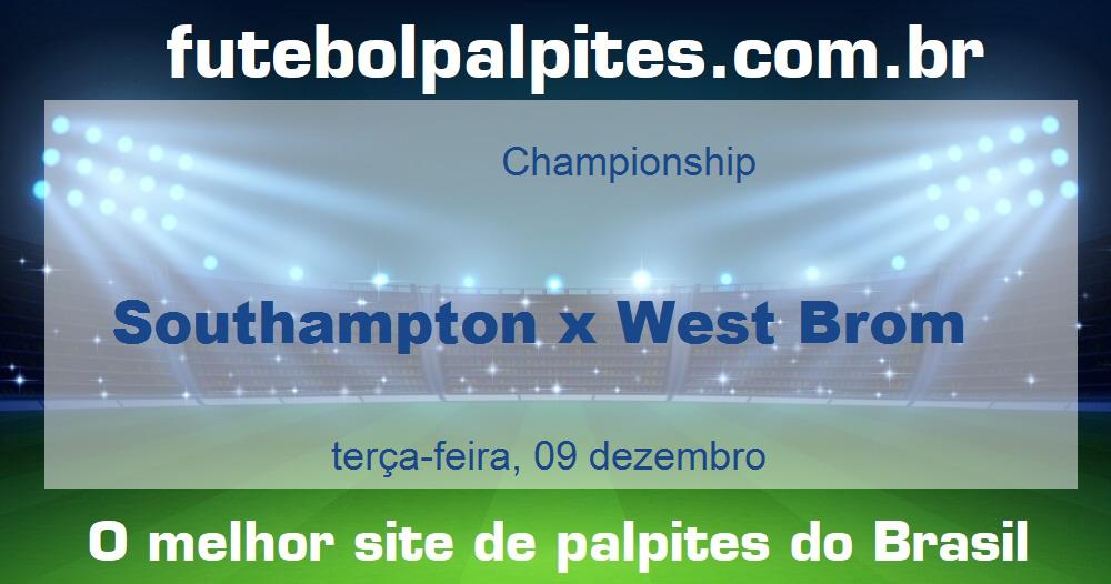 Southampton x West Brom Southampton x West Brom