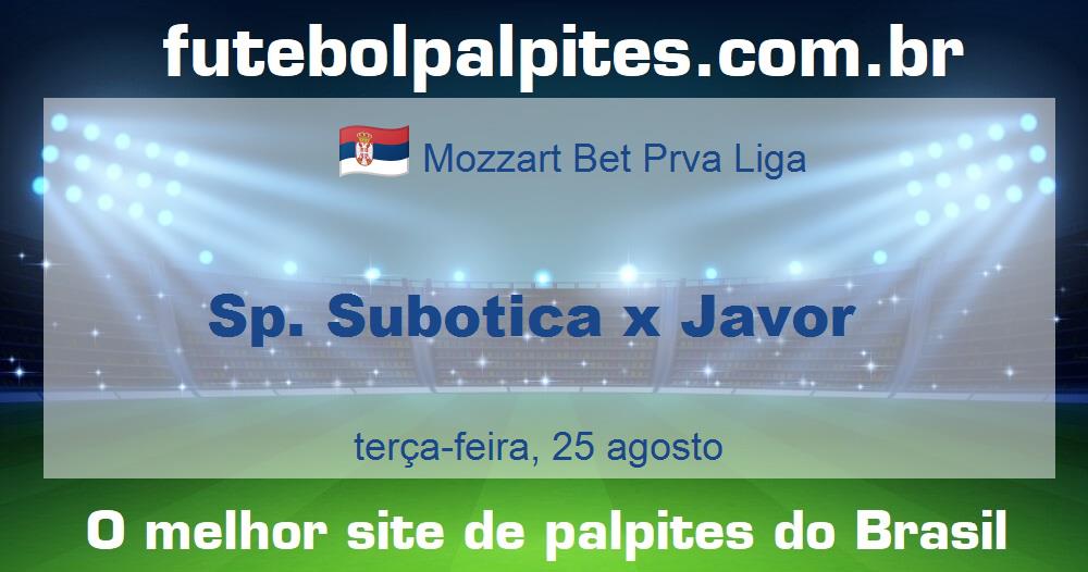 Sp. Subotica x Javor